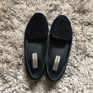 Black Suede Flats